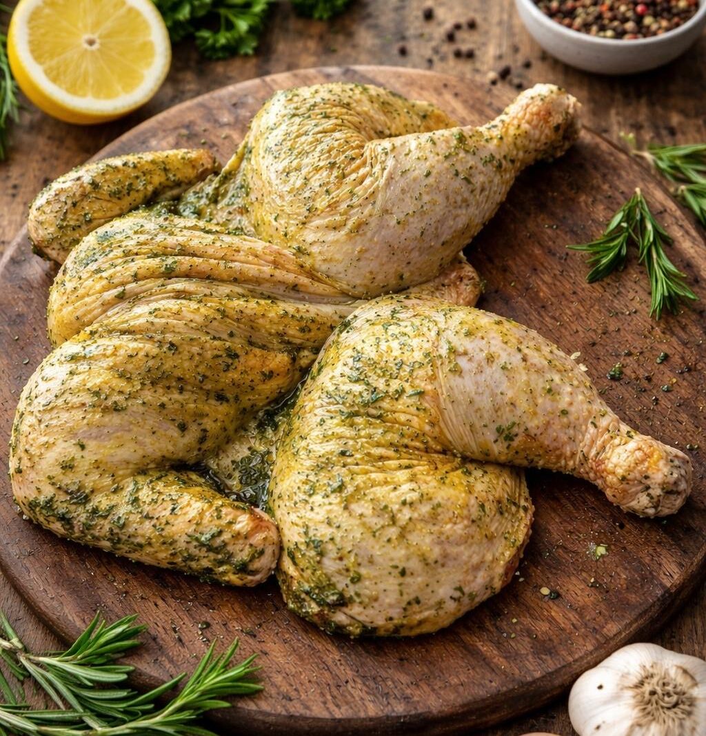 Poulet Crapaudine - Maison Raspide
