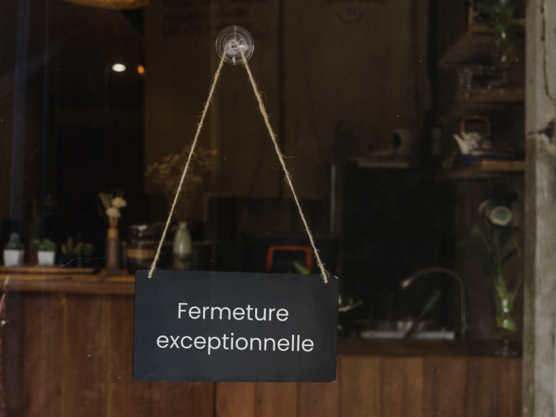 Fermeture exceptionnelle - Maison Raspide