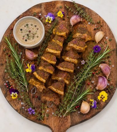 Brochettes magret de canard marinées - Maison Raspide