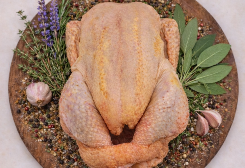 Chapon fermier à rôtir - Maison Raspide