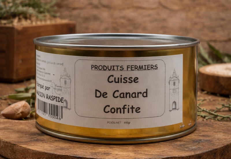 Cuisses de canard confites - Maison Raspide