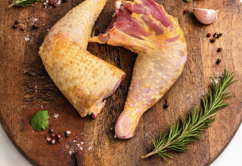 Cuisse entière de poulet fermier - Maison Raspide