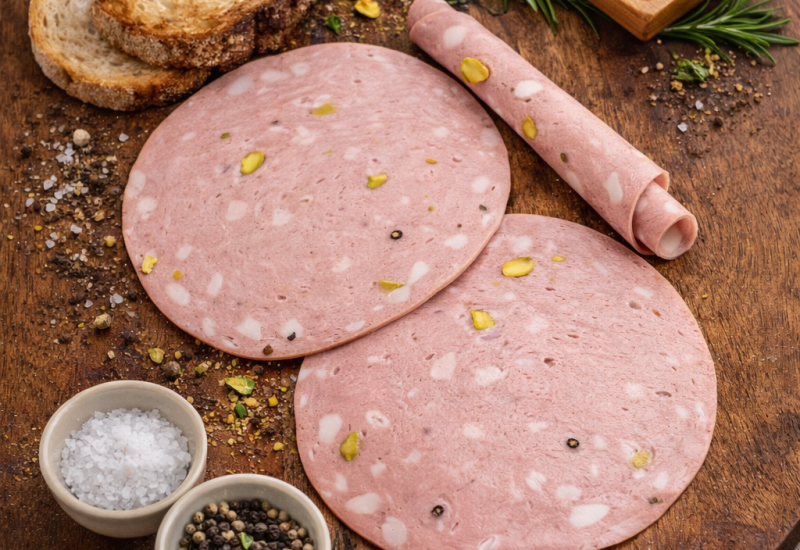 Mortadelle pistache - Maison Raspide