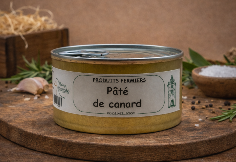 Pâté de canard - Maison Raspide