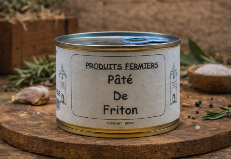 Pâté de fritons - Maison Raspide
