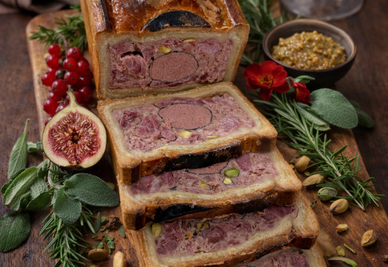 Pâté en croûte au canard - Maison Raspide