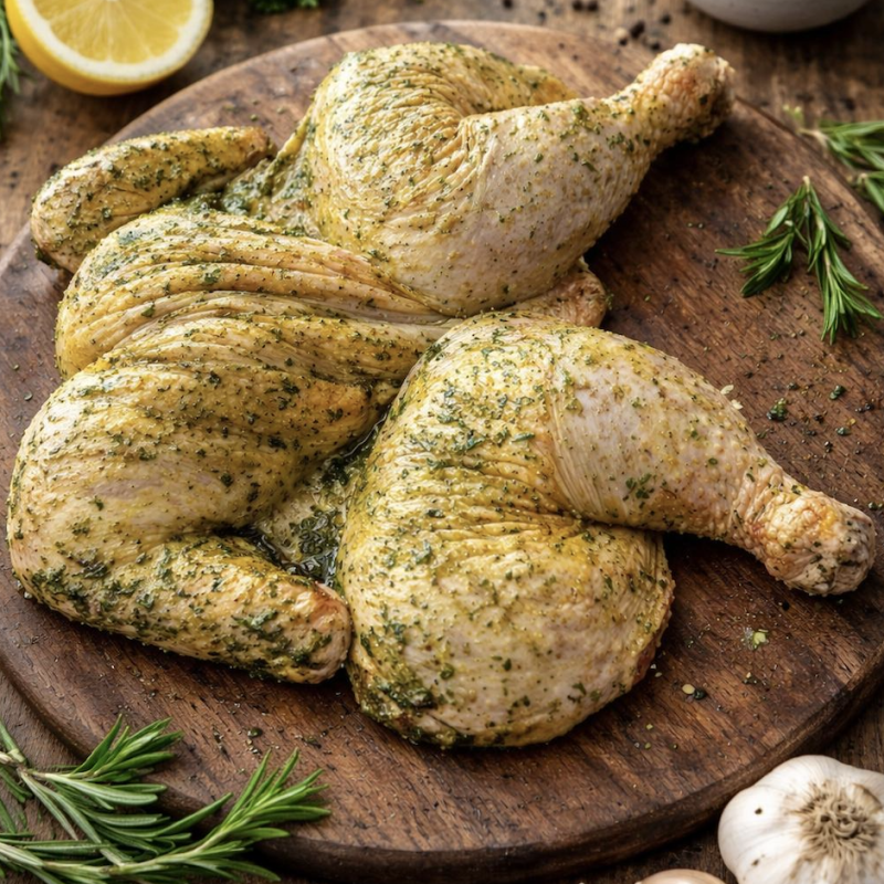 Poulet Crapaudine - Maison Raspide