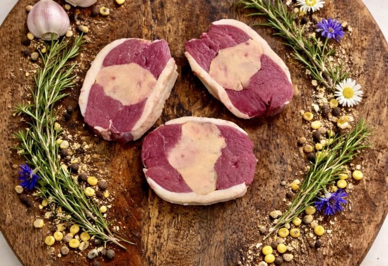 Tournedos de magret au foie gras - Maison Raspide