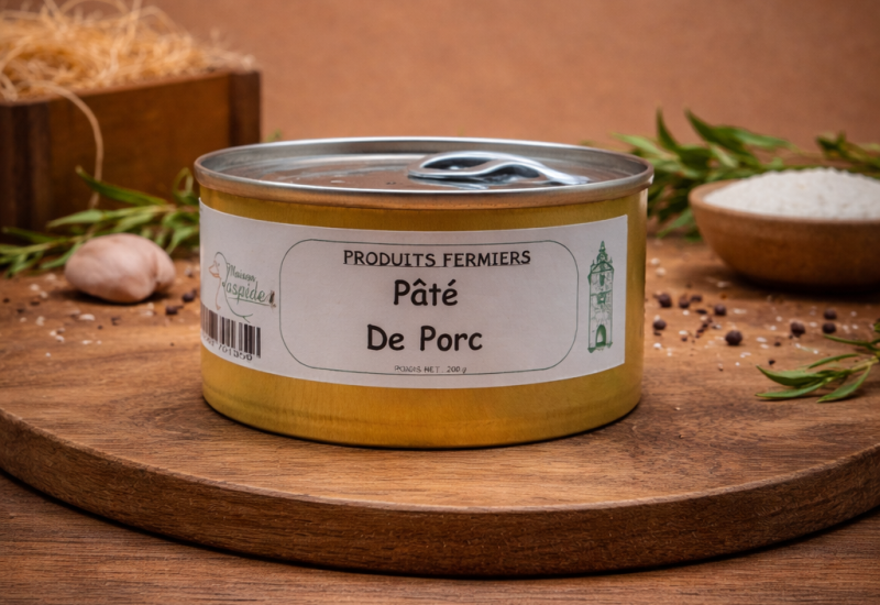 Pâté de porc - Maison Raspide