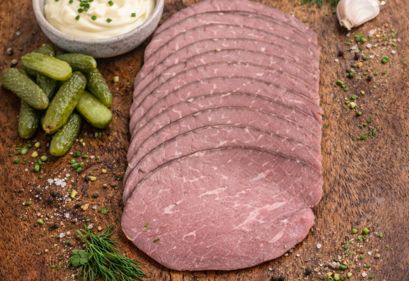 Rôti de boeuf cuit - Maison Raspide