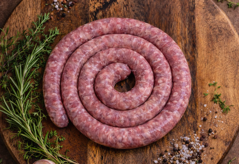 Saucisse de porc - Maison Raspide